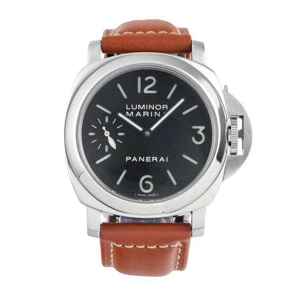Panerai Luminor Marina acciaio carica manuale orologio da uomo PAM00111 LP: 6200EUR  [2606600]