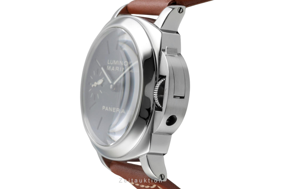 Panerai Luminor Marina acciaio carica manuale orologio da uomo PAM00111 LP: 6200EUR  [2606600]