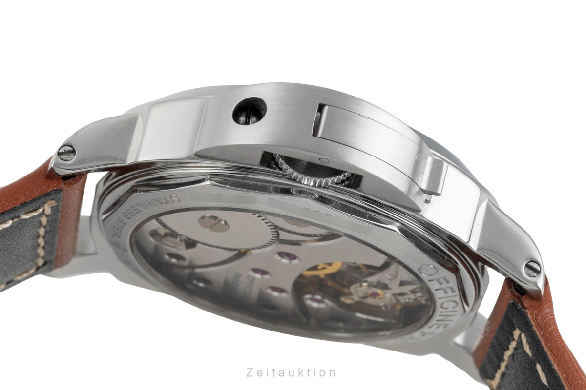 Panerai Luminor Marina acciaio carica manuale orologio da uomo PAM00111 LP: 6200EUR  [2606600]