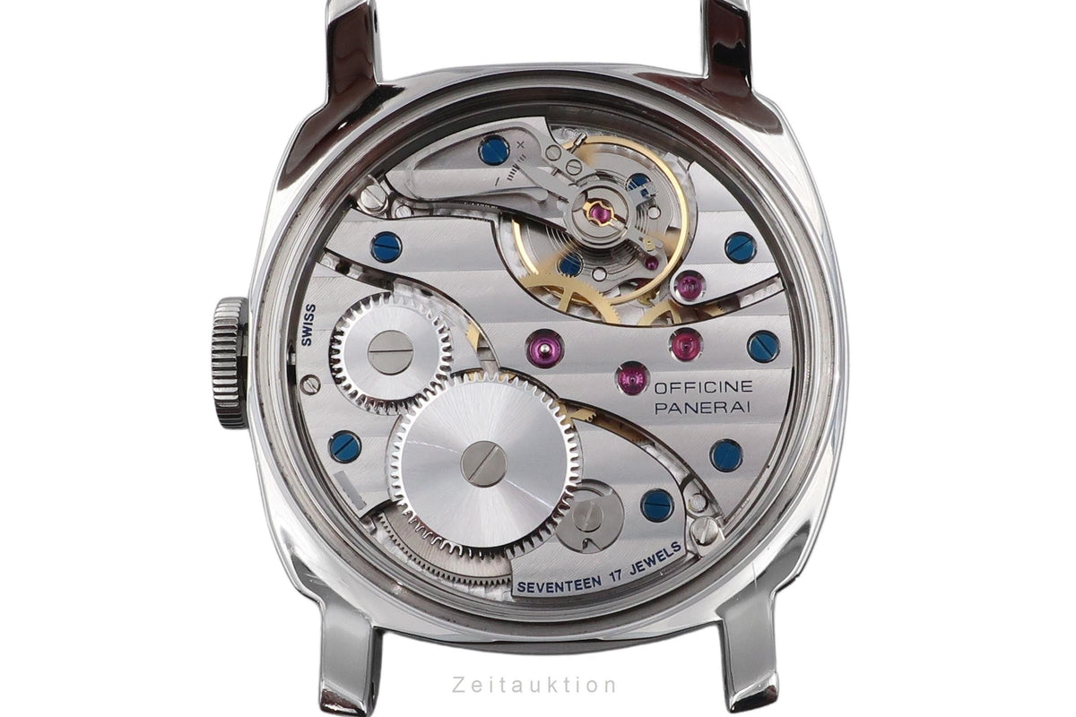 Panerai Luminor Marina acciaio carica manuale orologio da uomo PAM00111 LP: 6200EUR  [2606600]