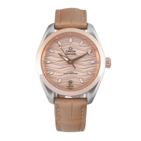 Omega Seamaster acciaio / oro automatismo orologio da donna 220.23.34.20.59.001  [2606601]