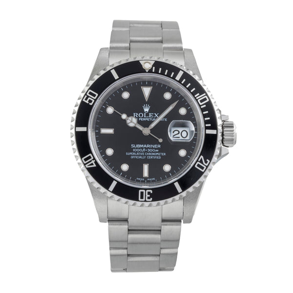 Rolex Submariner steel automatic men's watch 16610  [2606610]