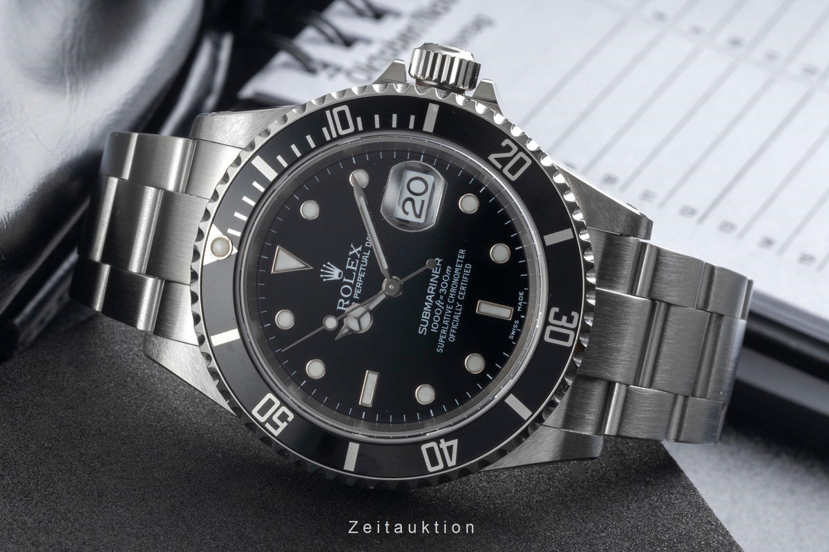 Rolex Submariner steel automatic men's watch 16610  [2606610]