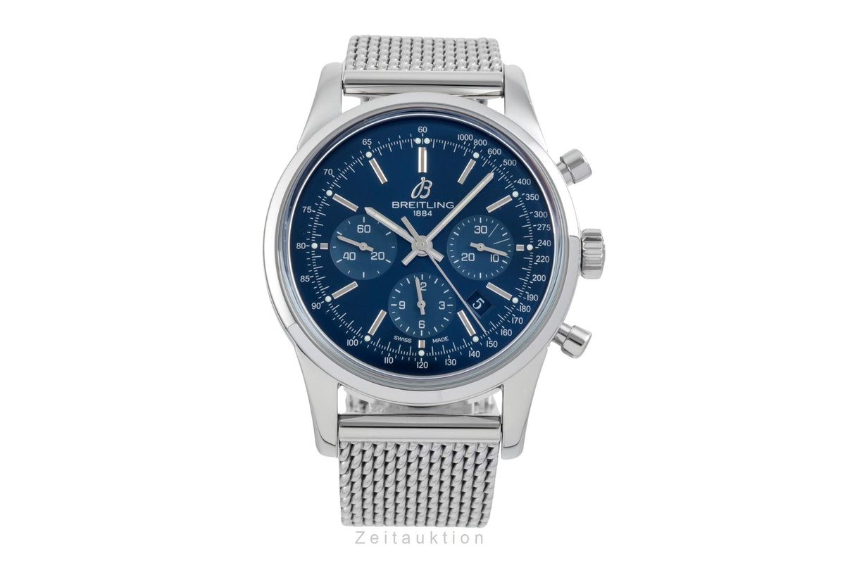 Breitling Transocean cronografo acciaio automatismo orologio da uomo AB0151 Limited  [2606617]