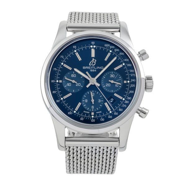 Breitling Transocean cronografo acciaio automatismo orologio da uomo AB0151 Limited  [2606617]