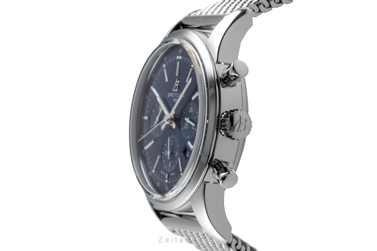 Breitling Transocean cronografo acciaio automatismo orologio da uomo AB0151 Limited  [2606617]