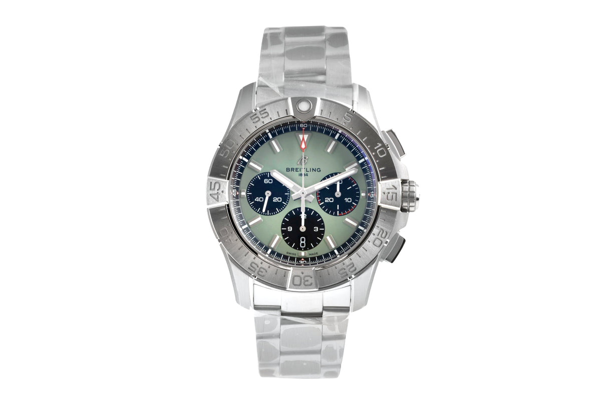 Breitling Avenger cronógrafo acero automático reloj para caballeros AB0147101L1A1 LP: 7350EUR  [2606638]