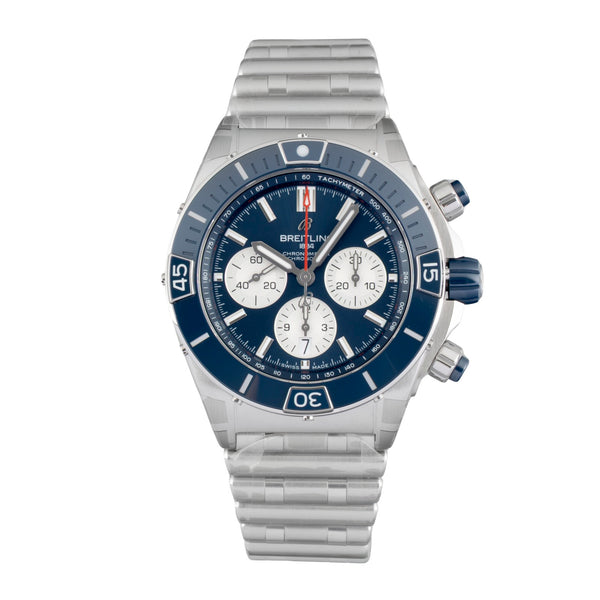 Breitling Chronomat chronograph steel automatic men's watch AB0136161C1A1 LP: 10550EUR  [2606649]