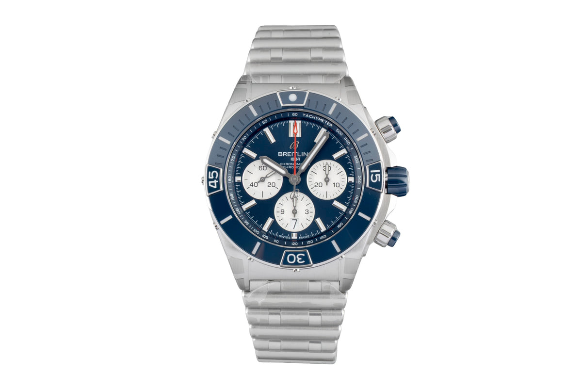 Breitling Chronomat chronographe acier automatique montre pour hommes AB0136161C1A1 LP: 10550EUR  [2606649]