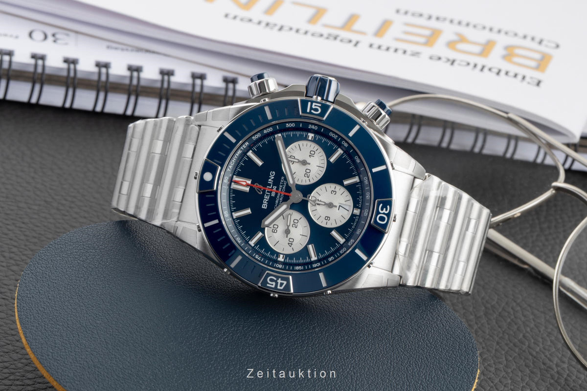 Breitling Chronomat chronograph steel automatic men's watch AB0136161C1A1 LP: 10550EUR  [2606649]