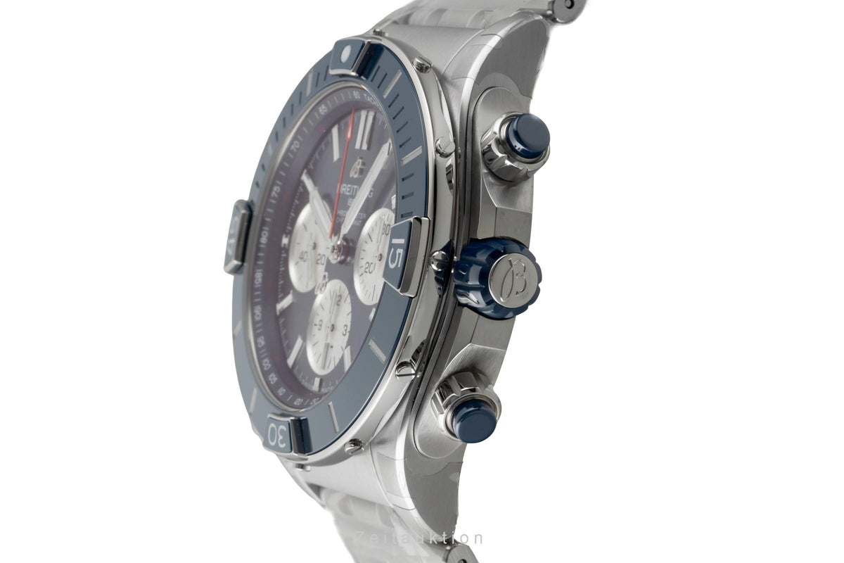 Breitling Chronomat chronograph steel automatic men's watch AB0136161C1A1 LP: 10550EUR  [2606649]