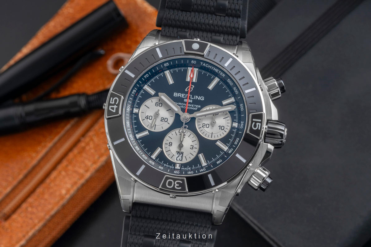 Breitling Chronomat chronograph steel automatic men's watch AB0136251B1S1 LP: 10200EUR  [2606652]