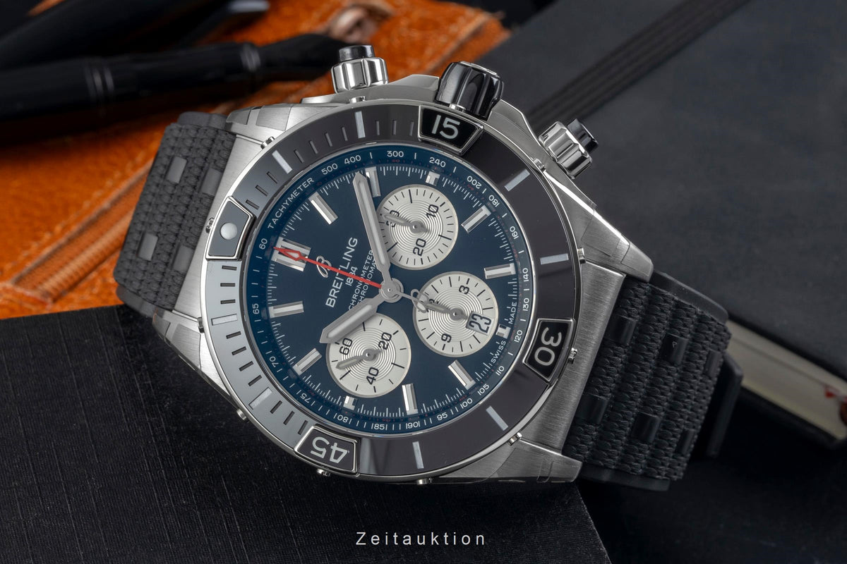 Breitling Chronomat chronograph steel automatic men's watch AB0136251B1S1 LP: 10200EUR  [2606652]
