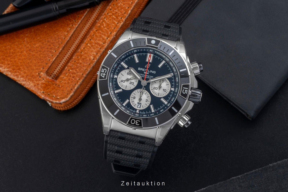 Breitling Chronomat chronograph steel automatic men's watch AB0136251B1S1 LP: 10200EUR  [2606652]