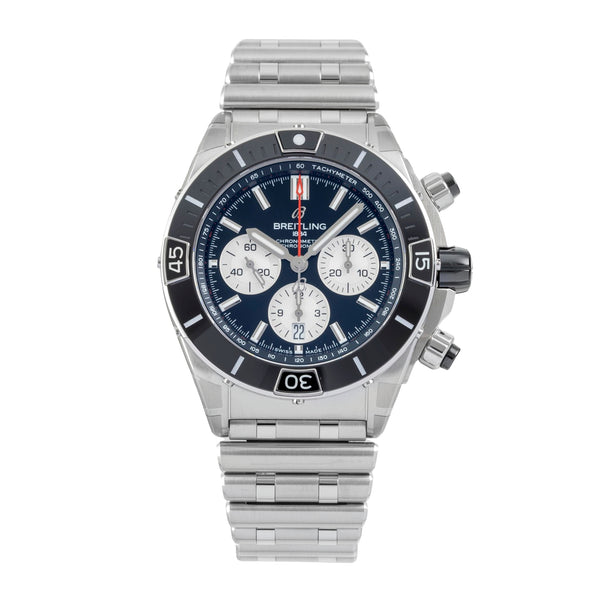 Breitling Chronomat chronograph steel automatic men's watch AB0136251B1A1 LP: 10550EUR  [2606653]