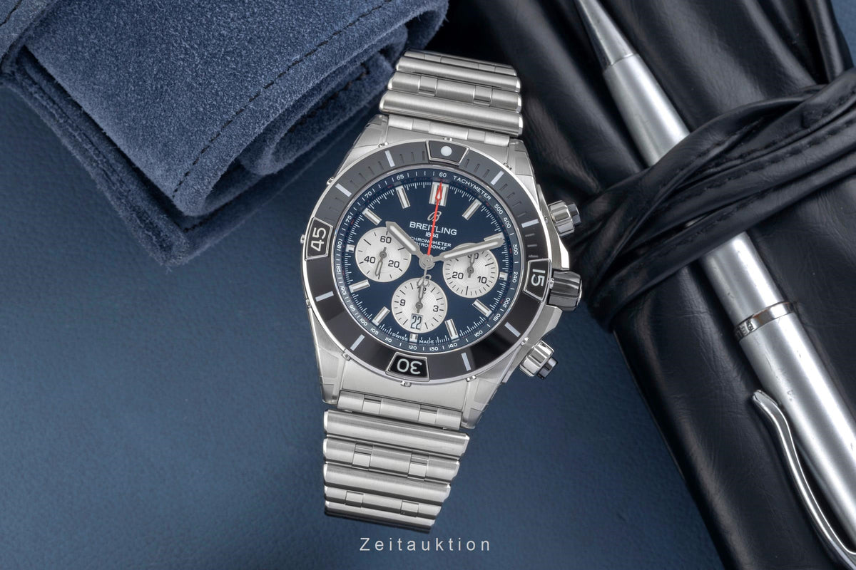 Breitling Chronomat chronograph steel automatic men's watch AB0136251B1A1 LP: 10550EUR  [2606653]
