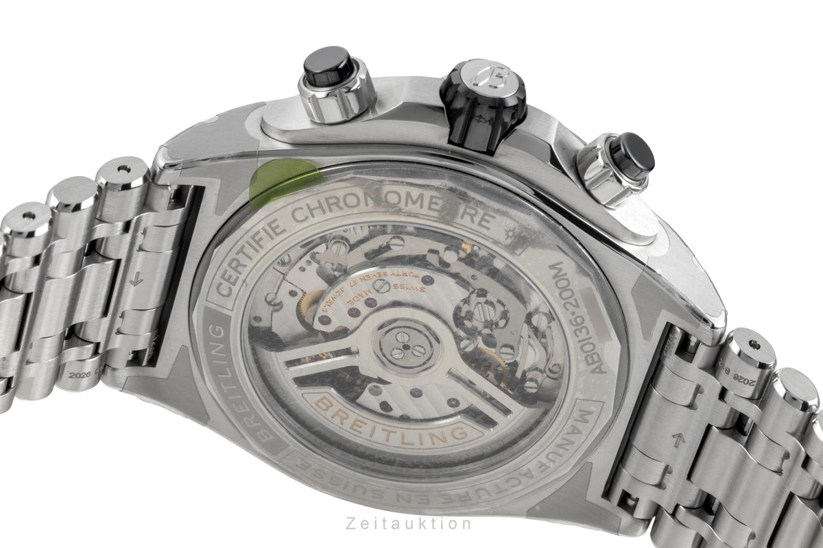 Breitling Chronomat chronograph steel automatic men's watch AB0136251B1A1 LP: 10550EUR  [2606653]