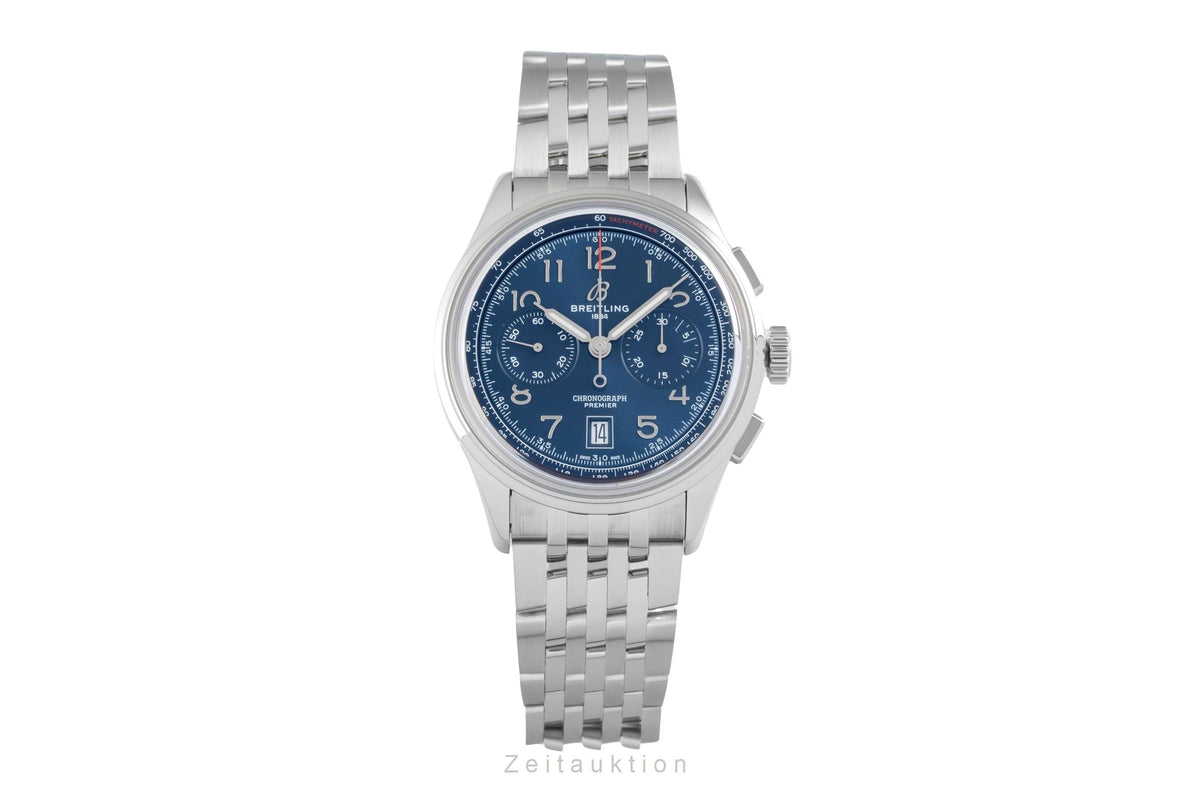 Breitling Premier chronograph steel automatic men's watch AB0145171C1A1 LP: 9550EUR  [2606661]