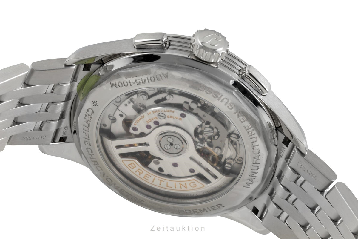 Breitling Premier chronograph steel automatic men's watch AB0145171C1A1 LP: 9550EUR  [2606661]