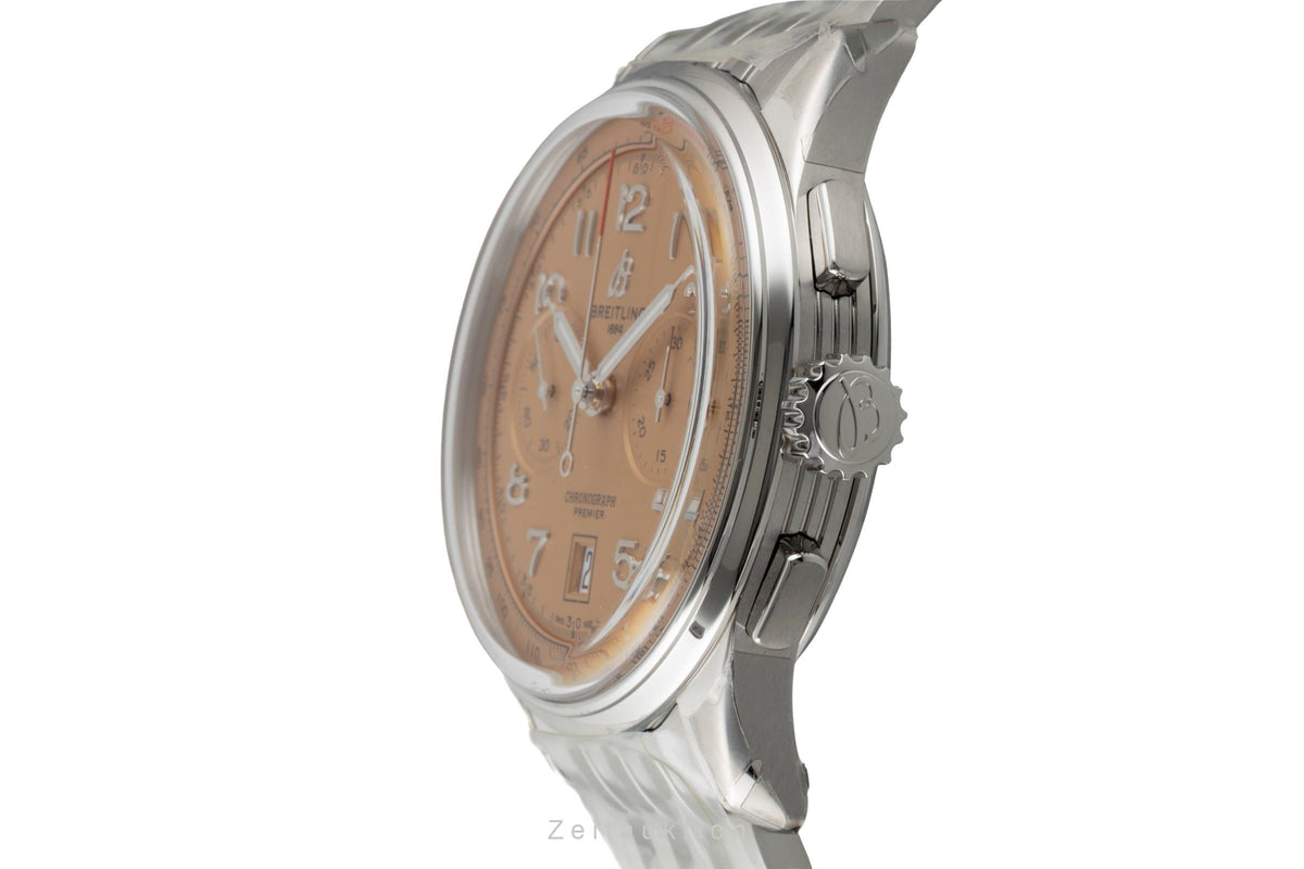Breitling Premier chronograph steel automatic men's watch AB0145331K1A1 LP: 9550EUR  [2606664]