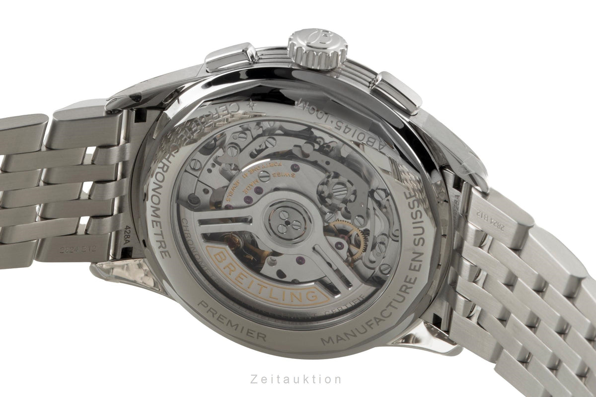 Breitling Premier chronograph steel automatic men's watch AB0145331K1A1 LP: 9550EUR  [2606664]