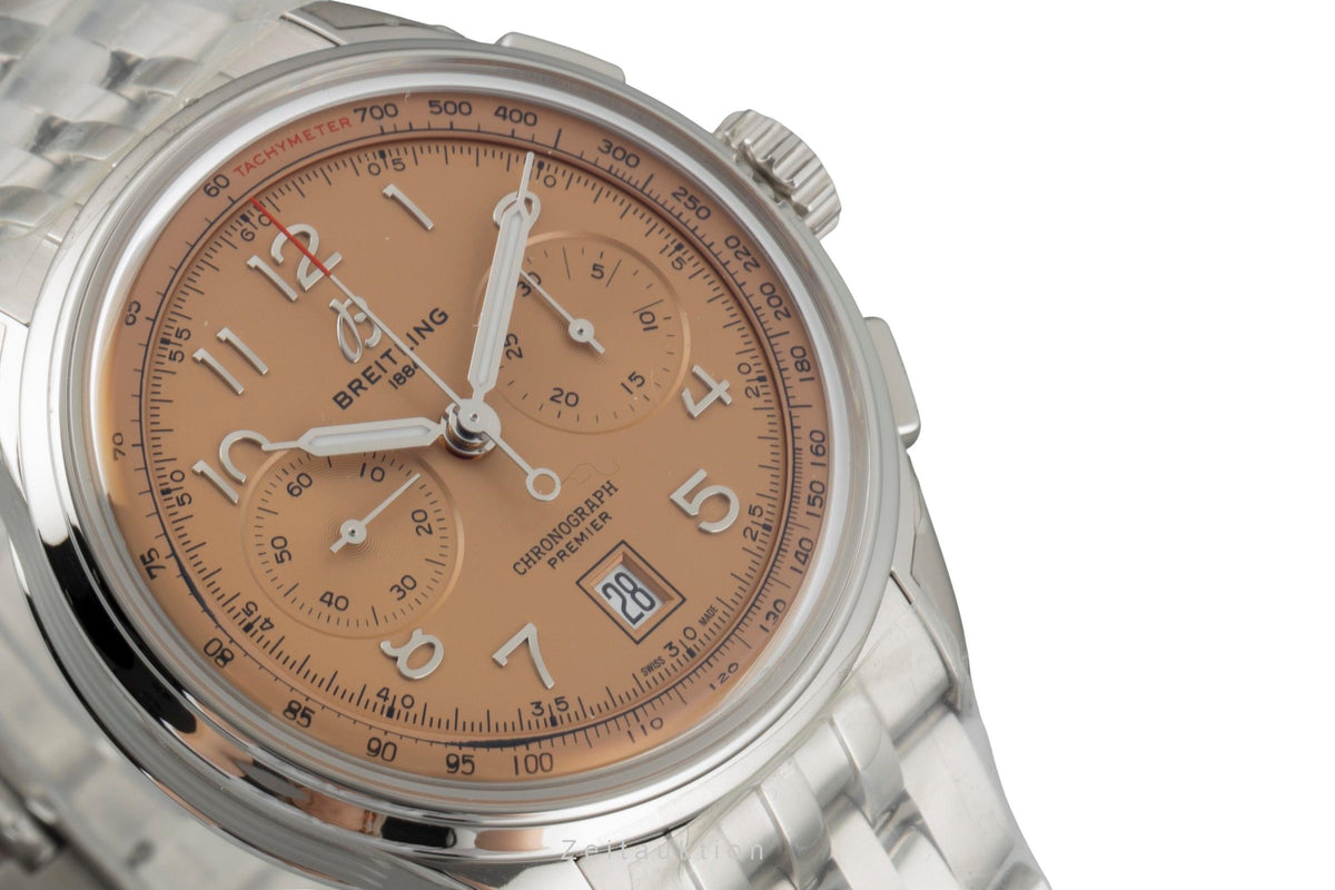 Breitling Premier chronograph steel automatic men's watch AB0145331K1A1 LP: 9550EUR  [2606664]