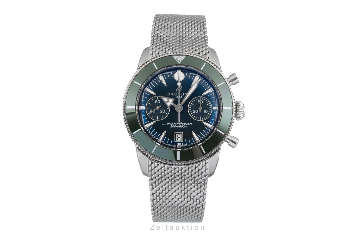 Breitling Superocean cronografo acciaio automatismo orologio da uomo AB0156361L1A1 LP: 9600EUR  [2606668]