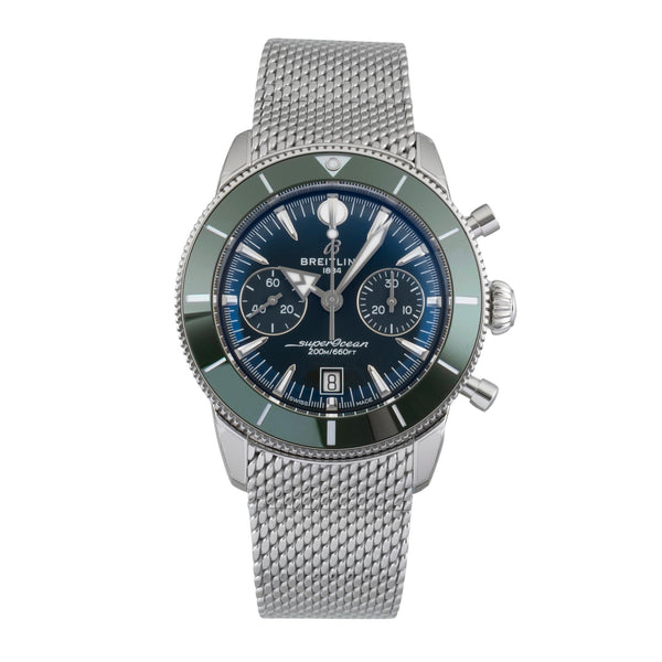 Breitling Superocean cronografo acciaio automatismo orologio da uomo AB0156361L1A1 LP: 9600EUR  [2606668]
