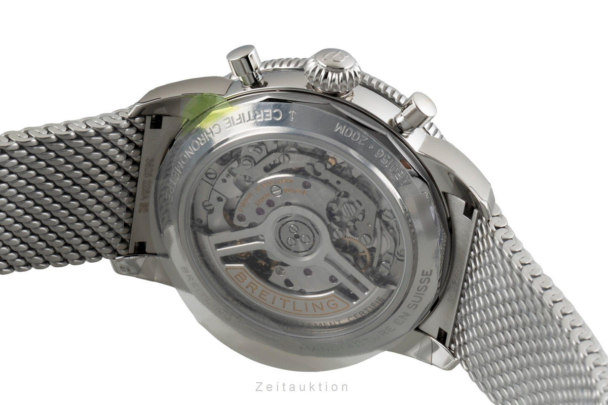 Breitling Superocean cronografo acciaio automatismo orologio da uomo AB0156361L1A1 LP: 9600EUR  [2606668]