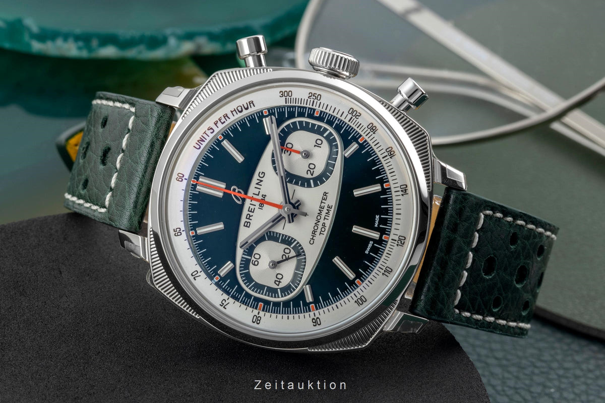 Breitling Top Time cronografo acciaio automatismo orologio da uomo AB01771A1L1X1 LP: 7400EUR  [2606672]