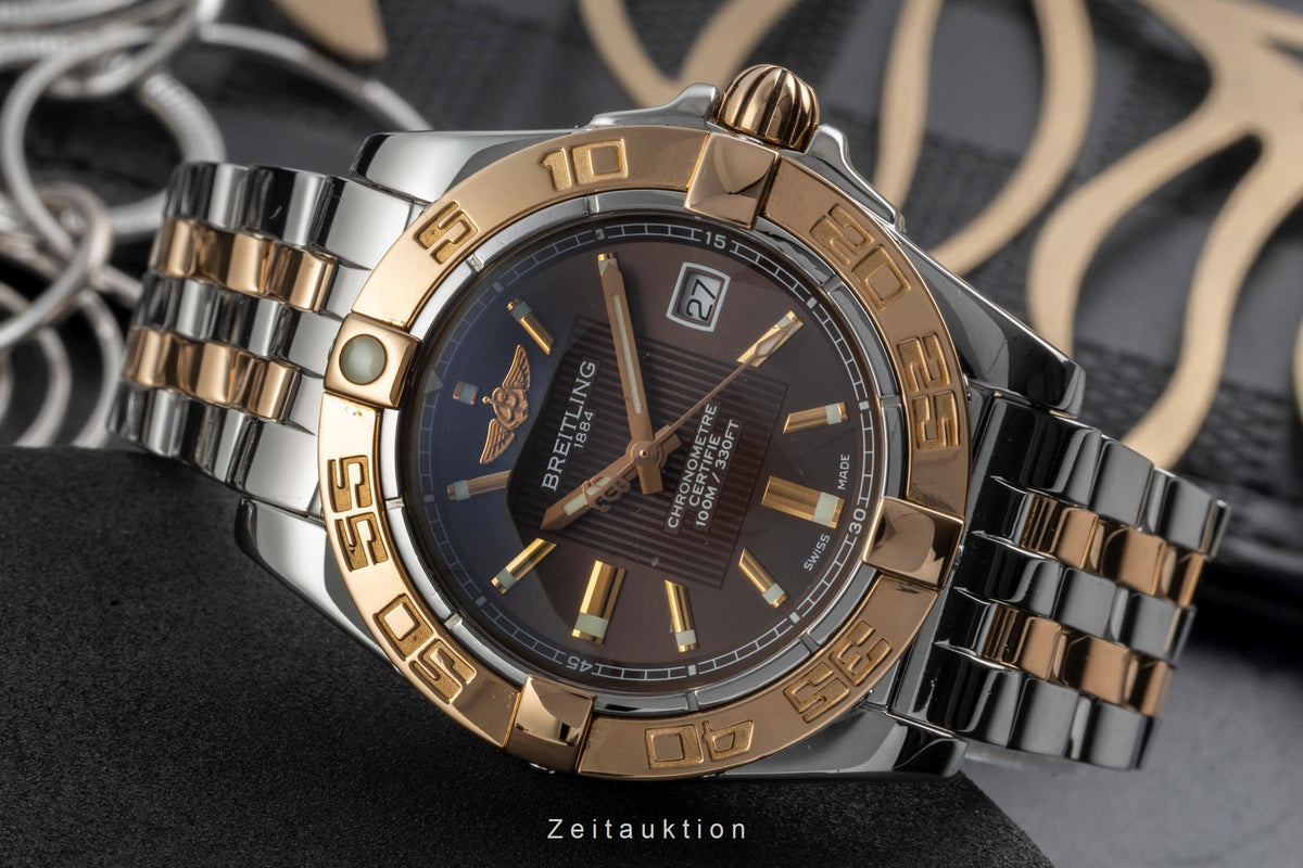 Breitling Galactic 32 acciaio / oro quarzo orologio da donna C71356  [2606710]