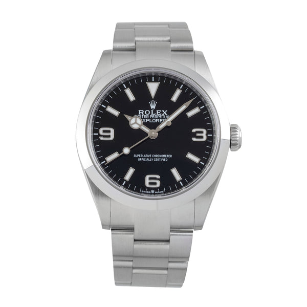 Rolex Explorer 40 Oyster Edelstahl Automatik Herrenuhr Ref. 224270 B&P 2023 [2606714]