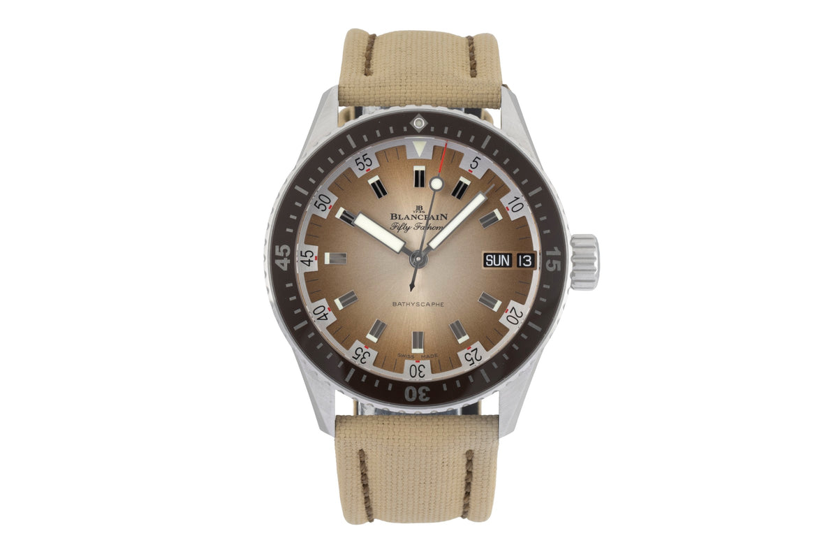 Blancpain Fifty Fathoms acier automatique montre pour hommes 5052-1146-E52A Limited  [2606715]