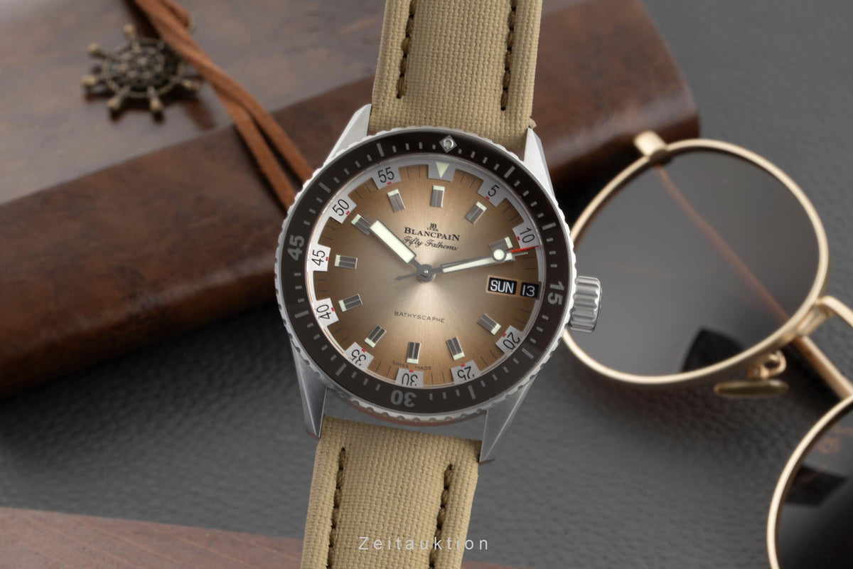 Blancpain Fifty Fathoms steel automatic men's watch 5052-1146-E52A Limited  [2606715]