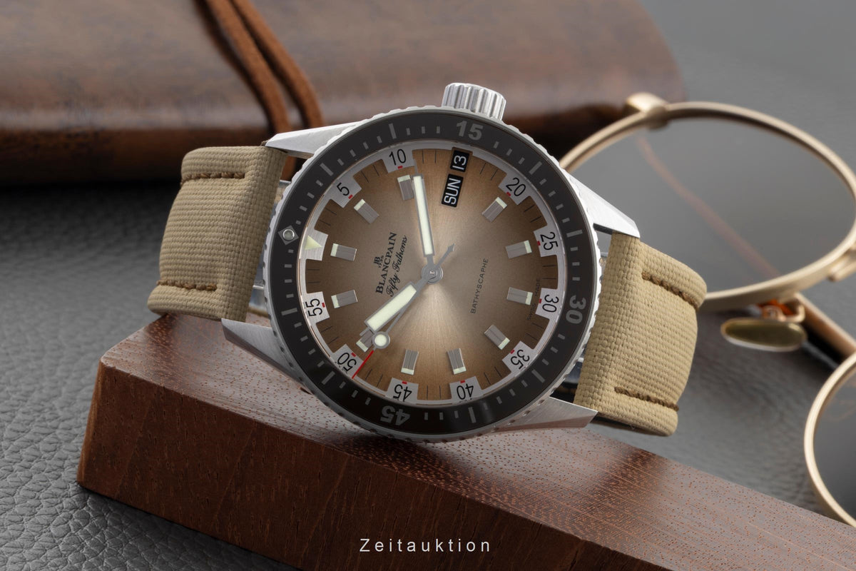 Blancpain Fifty Fathoms steel automatic men's watch 5052-1146-E52A Limited  [2606715]