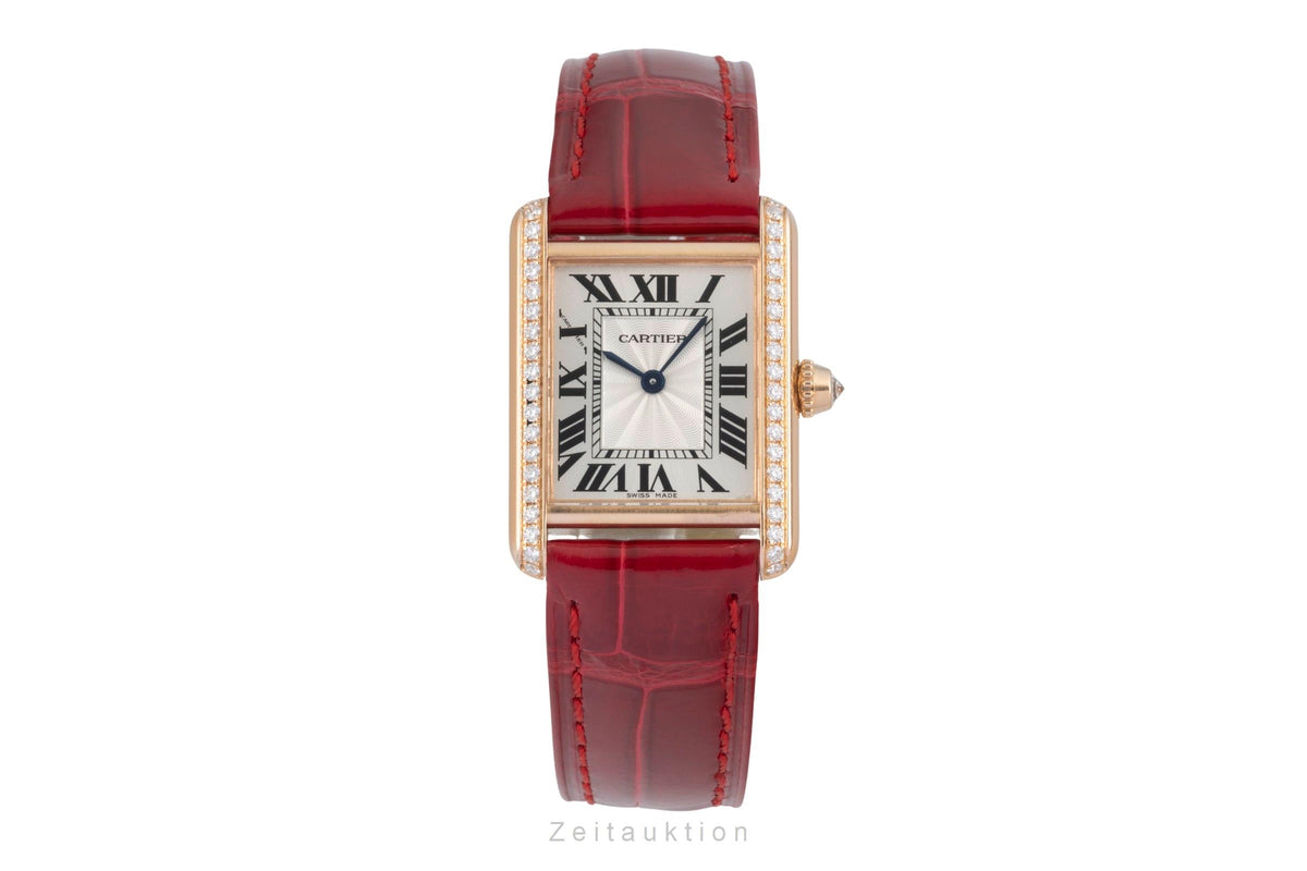 Cartier Tank 18 ct red gold manual winding women's watch WJTA0037 LP: 24000EUR  [2606716]