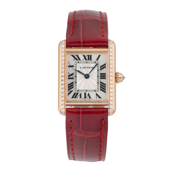 Cartier Tank 18 ct red gold manual winding women's watch WJTA0037 LP: 24000EUR  [2606716]