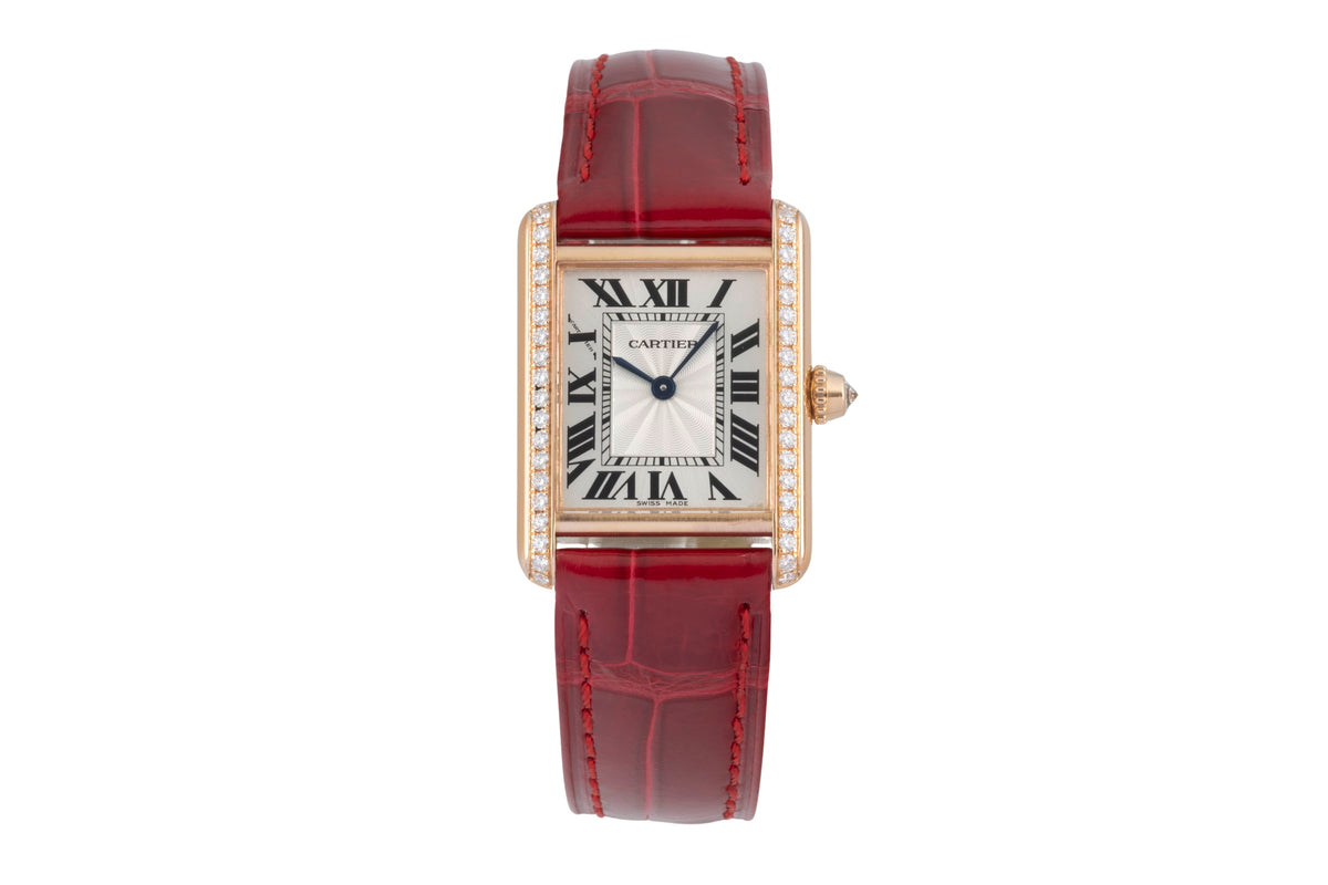 Cartier Tank 18 ct red gold manual winding women's watch WJTA0037 LP: 24000EUR  [2606716]