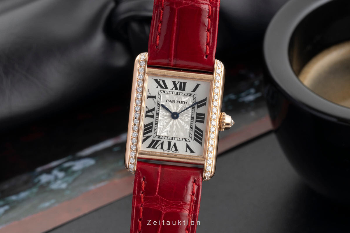 Cartier Tank 18 ct red gold manual winding women's watch WJTA0037 LP: 24000EUR  [2606716]