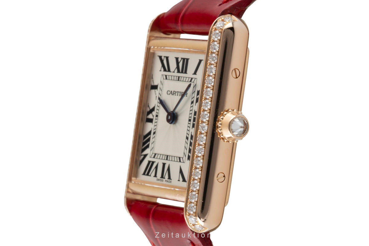 Cartier Tank 18 ct red gold manual winding women's watch WJTA0037 LP: 24000EUR  [2606716]