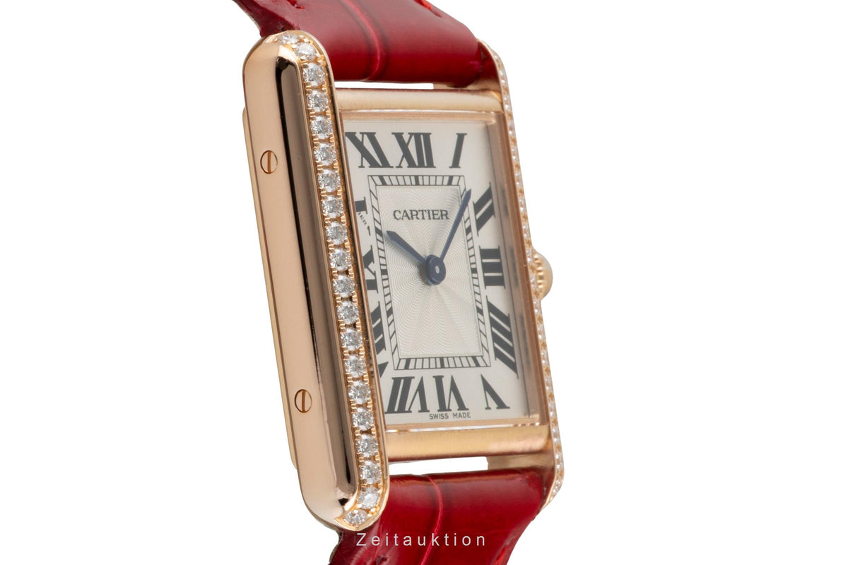 Cartier Tank 18 ct red gold manual winding women's watch WJTA0037 LP: 24000EUR  [2606716]