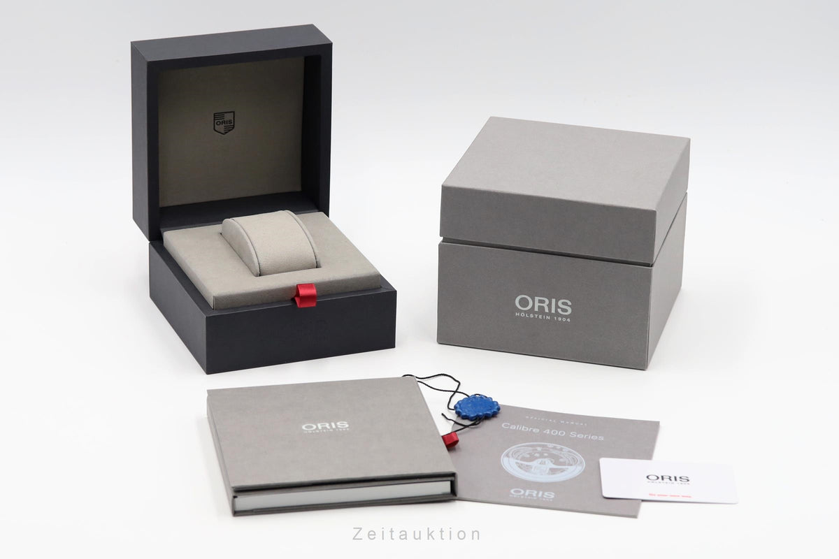 Oris Aquis Date steel / gold automatic men's watch 01 400 7769 6357-07 8 22 09PEB LP: 4300EUR  [2606738]