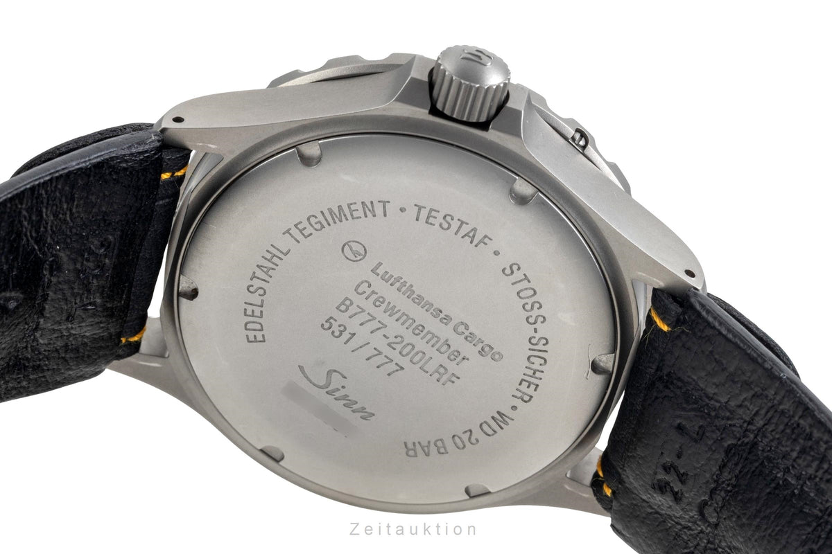 Sinn 857 UTC TESTAF LH Cargo acier automatique montre pour hommes 857.041 Limited  [2606741]