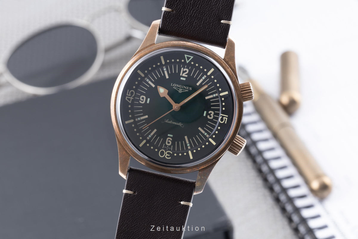 Longines Legend Diver Bronze Automatik Herrenuhr Ref. L3.774.1.50.2 NP: 3400 € [2606742]