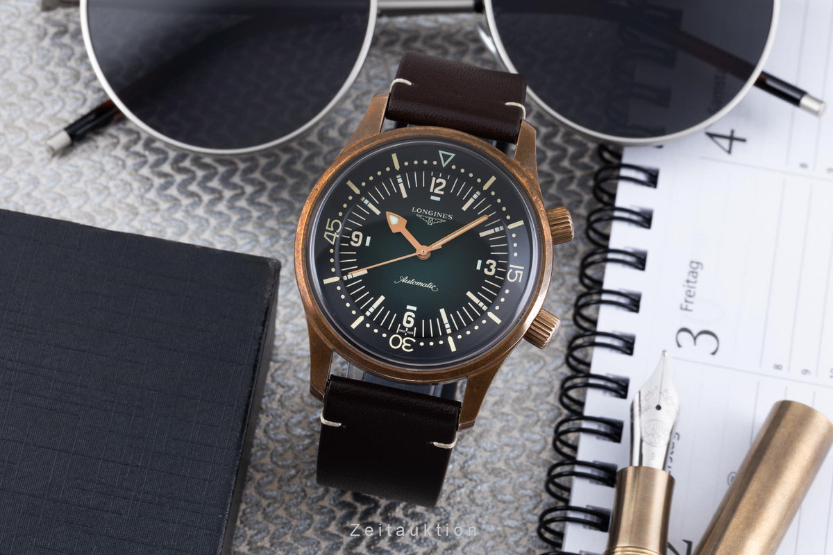 Longines Legend Diver Bronze Automatik Herrenuhr Ref. L3.774.1.50.2 NP: 3400 € [2606742]