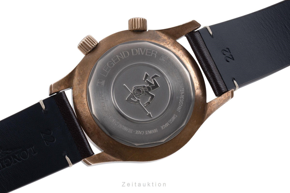 Longines Legend Diver Bronze Automatik Herrenuhr Ref. L3.774.1.50.2 NP: 3400 € [2606742]