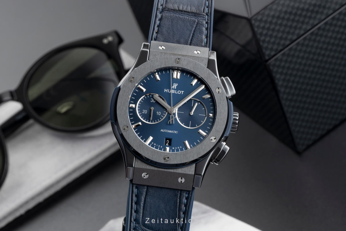 Hublot Classic Fusion chronograph ceramic / titanium automatic men's watch 541.CM.7170.LR  [2606753]