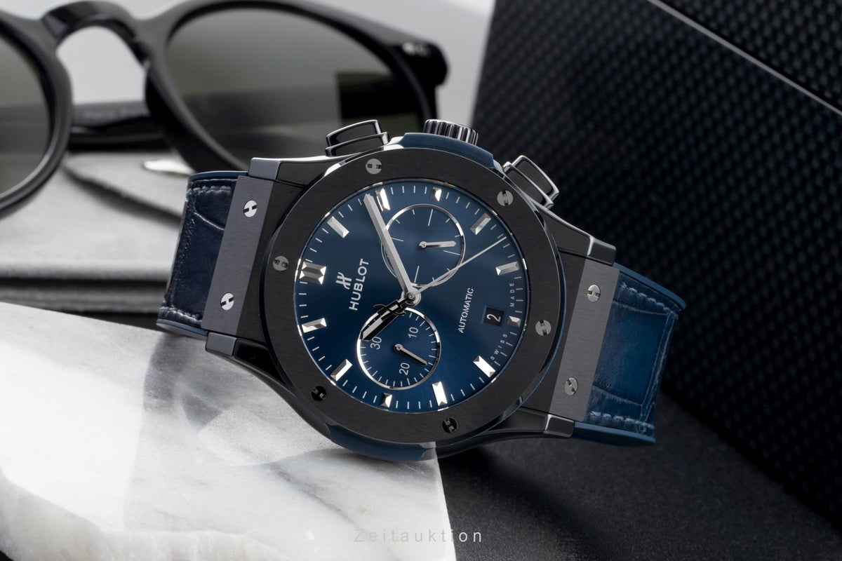 Hublot Classic Fusion chronograph ceramic / titanium automatic men's watch 541.CM.7170.LR  [2606753]