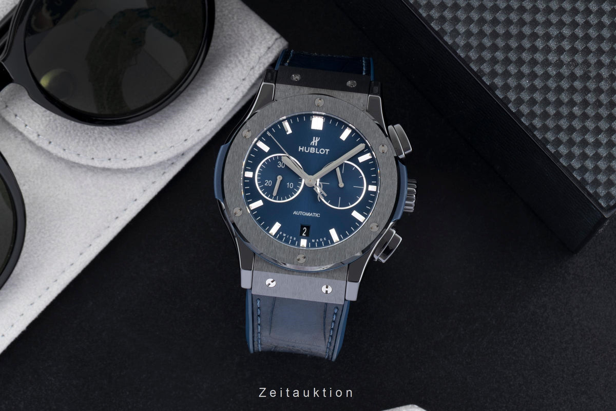 Hublot Classic Fusion chronograph ceramic / titanium automatic men's watch 541.CM.7170.LR  [2606753]