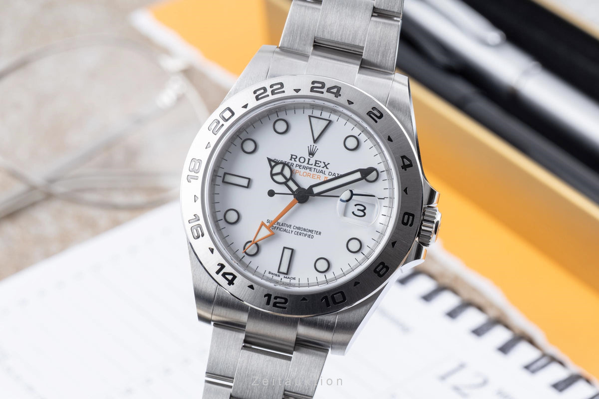 Rolex Explorer II acier automatique montre pour hommes 216570  [2606780]